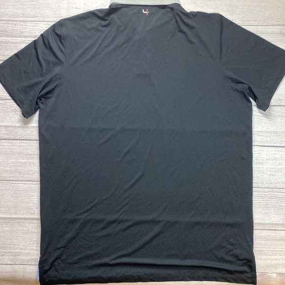 Short Par 4 By Greyson Golf Polo Black Short Sleeve Shirt - Size: L - Picture 5 of 8
